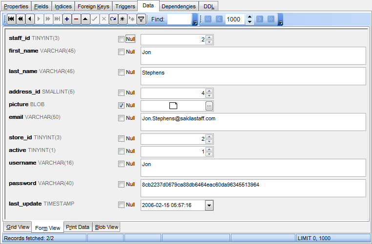 Online Documentation For Sql Manager For Mysql Sqlmanager